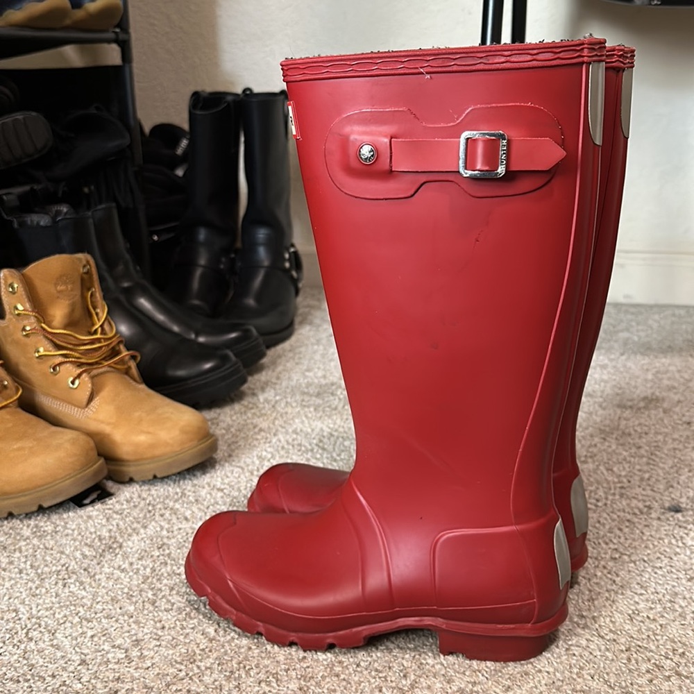 Red Hunter boots EU37 - Picture 3 of 5
